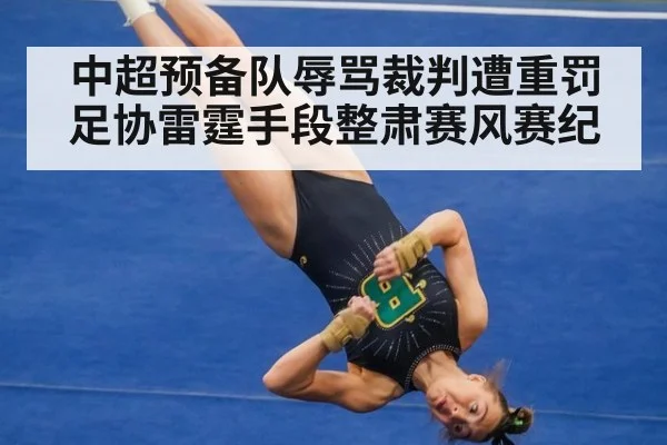 中超预备队辱骂裁判遭重罚 足协雷霆手段整肃赛风赛纪